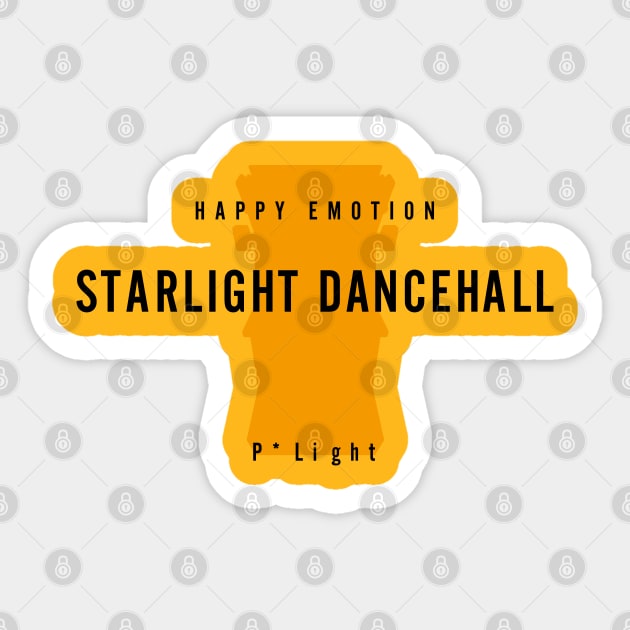 Starlight Dancehall (Yellow) Sticker by CommonSans